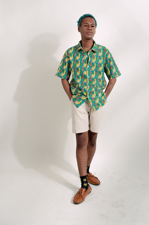 EMGEE by Get Spotted: Beni Buttondown in Marilag Fabric